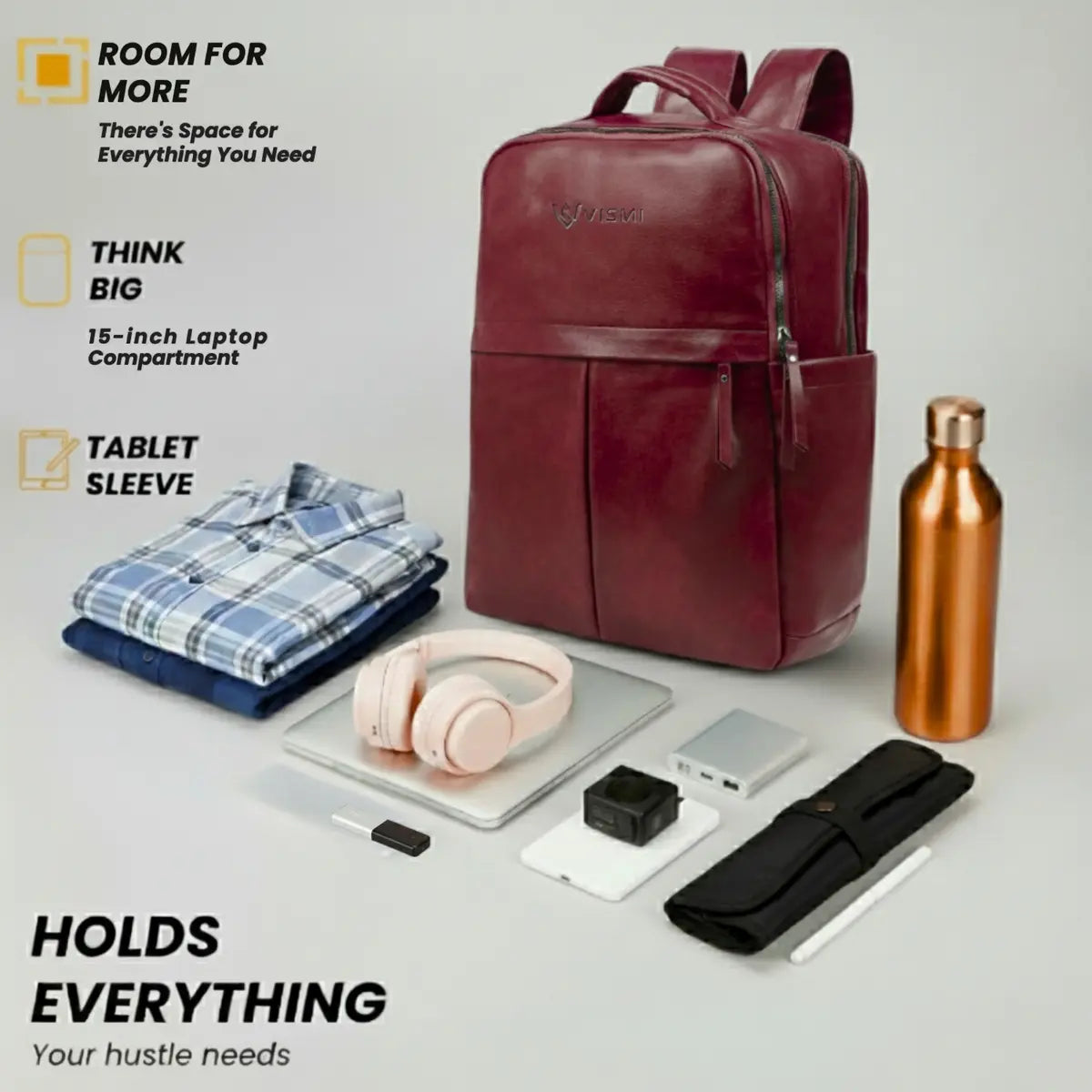 Timeless Voyager Laptop Backpack - Wine