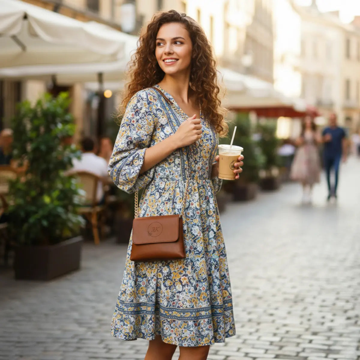 Formé Crossbody Handbag - Tan