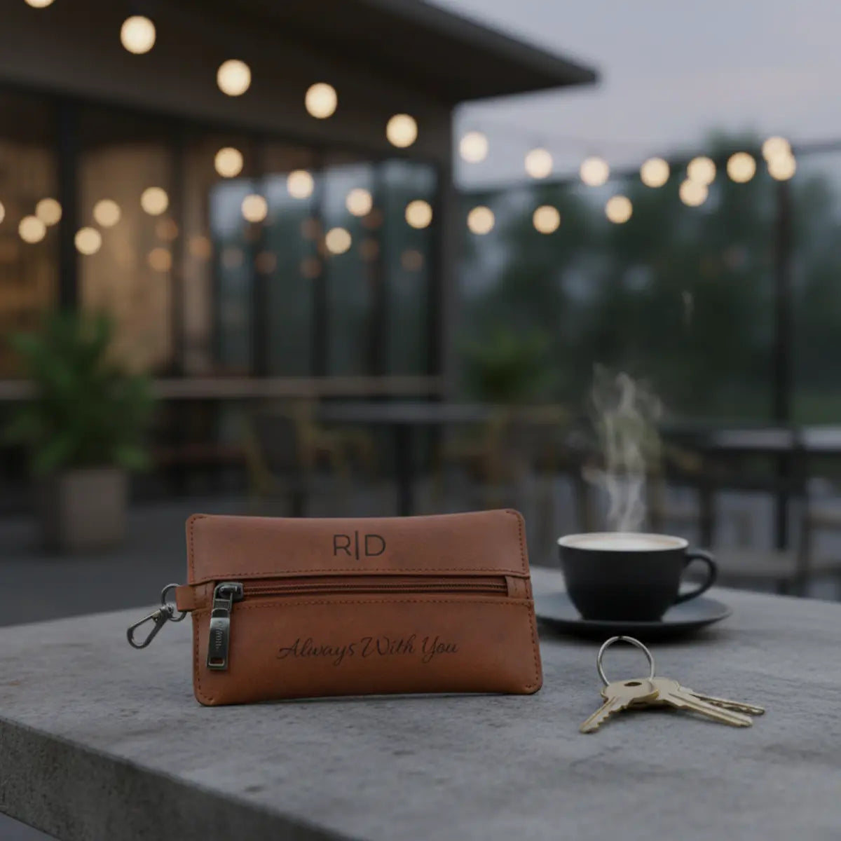 Formé Key Chain Pouch - Tan