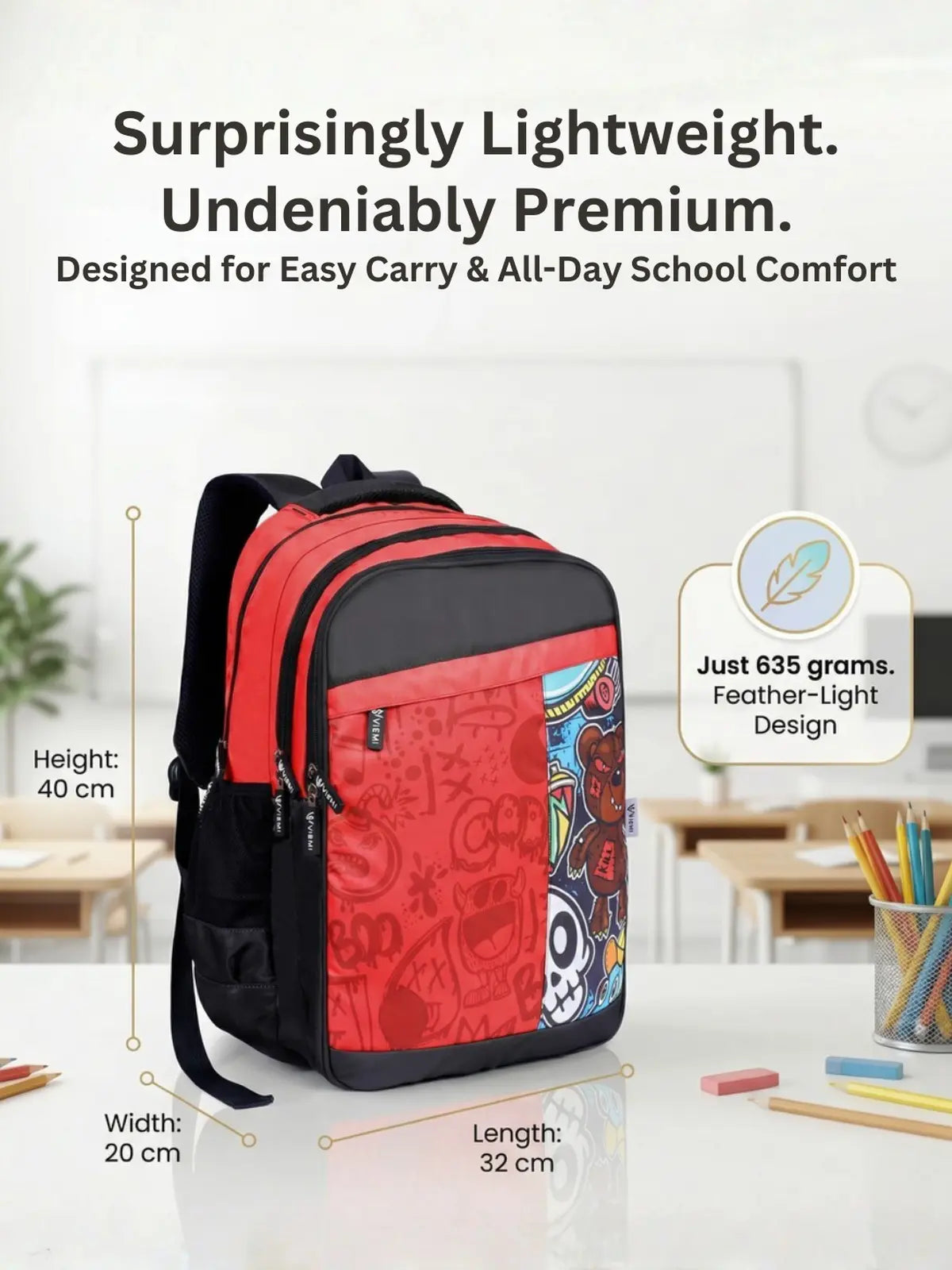 Everyday Essentials High School Bag - Spooky