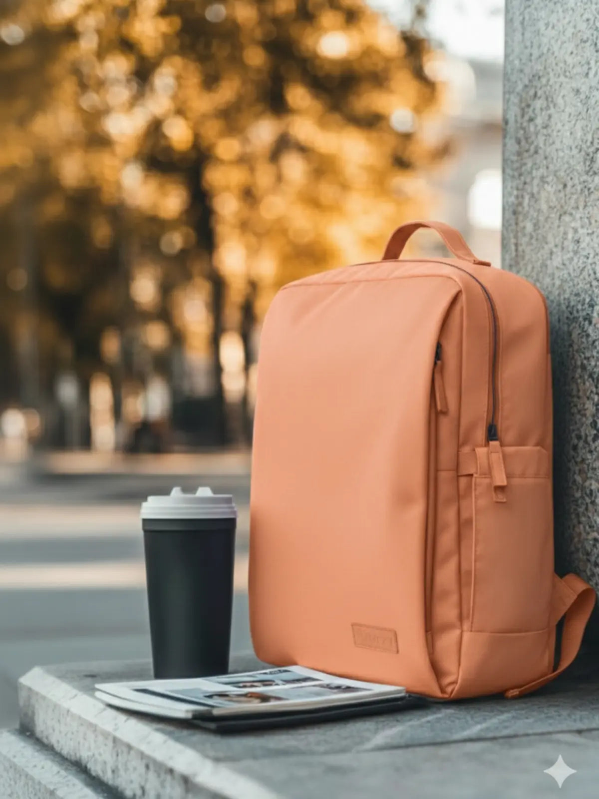 Everyday Essentials Travel Laptop Backpack - Orange