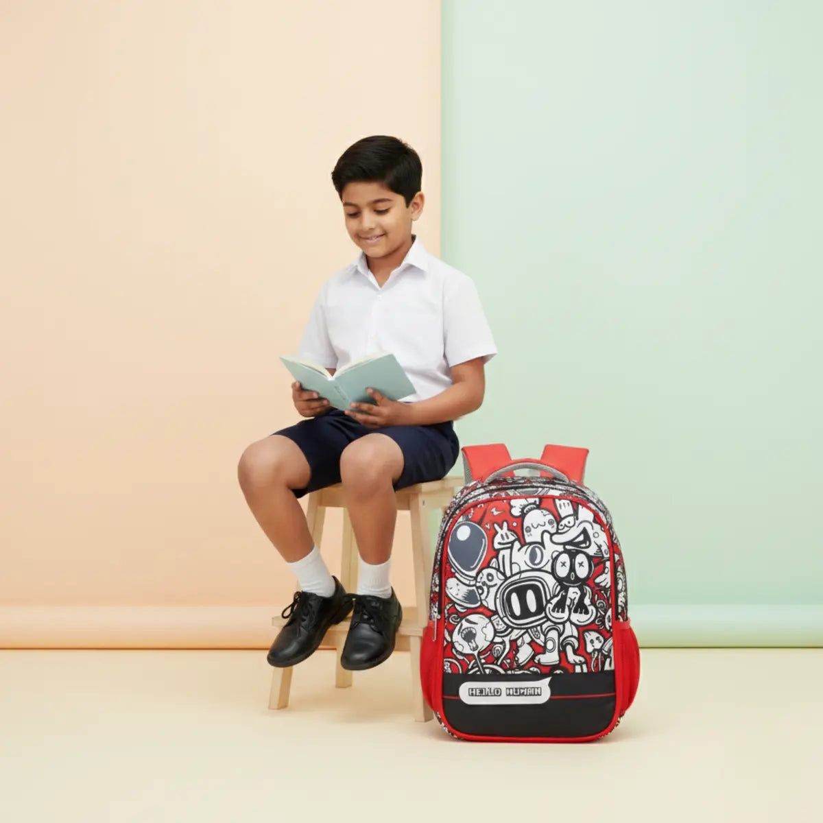 Everyday Essentials Elementary School Bag - Robot