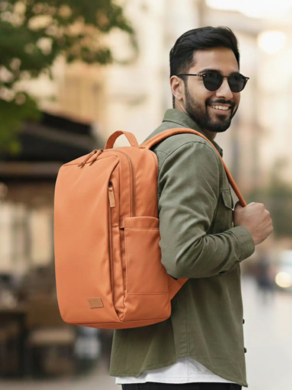 Everyday Essentials Travel Laptop Backpack - Orange