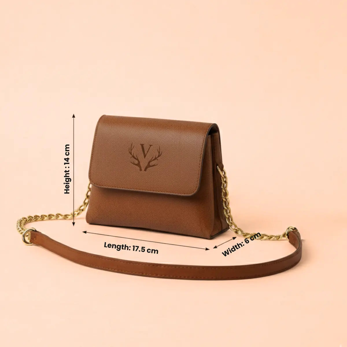 Formé Crossbody Handbag - Tan