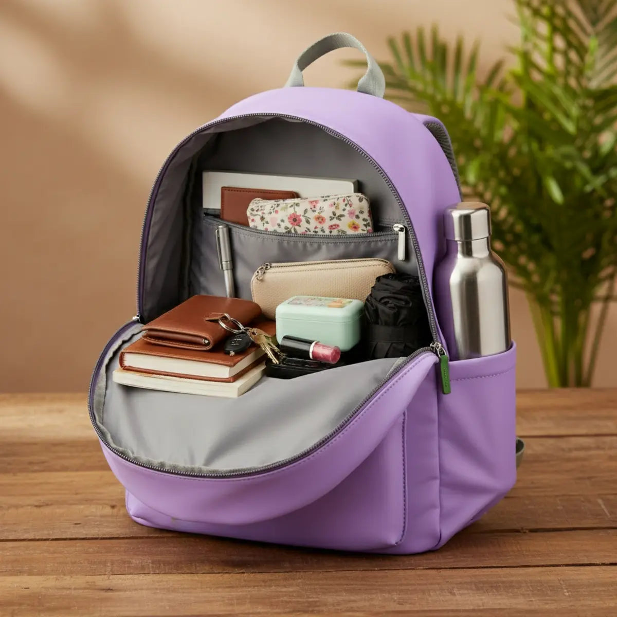 Everyday Essentials Women Backpack - Lavender