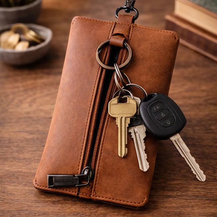 Formé Key Chain Pouch - Tan