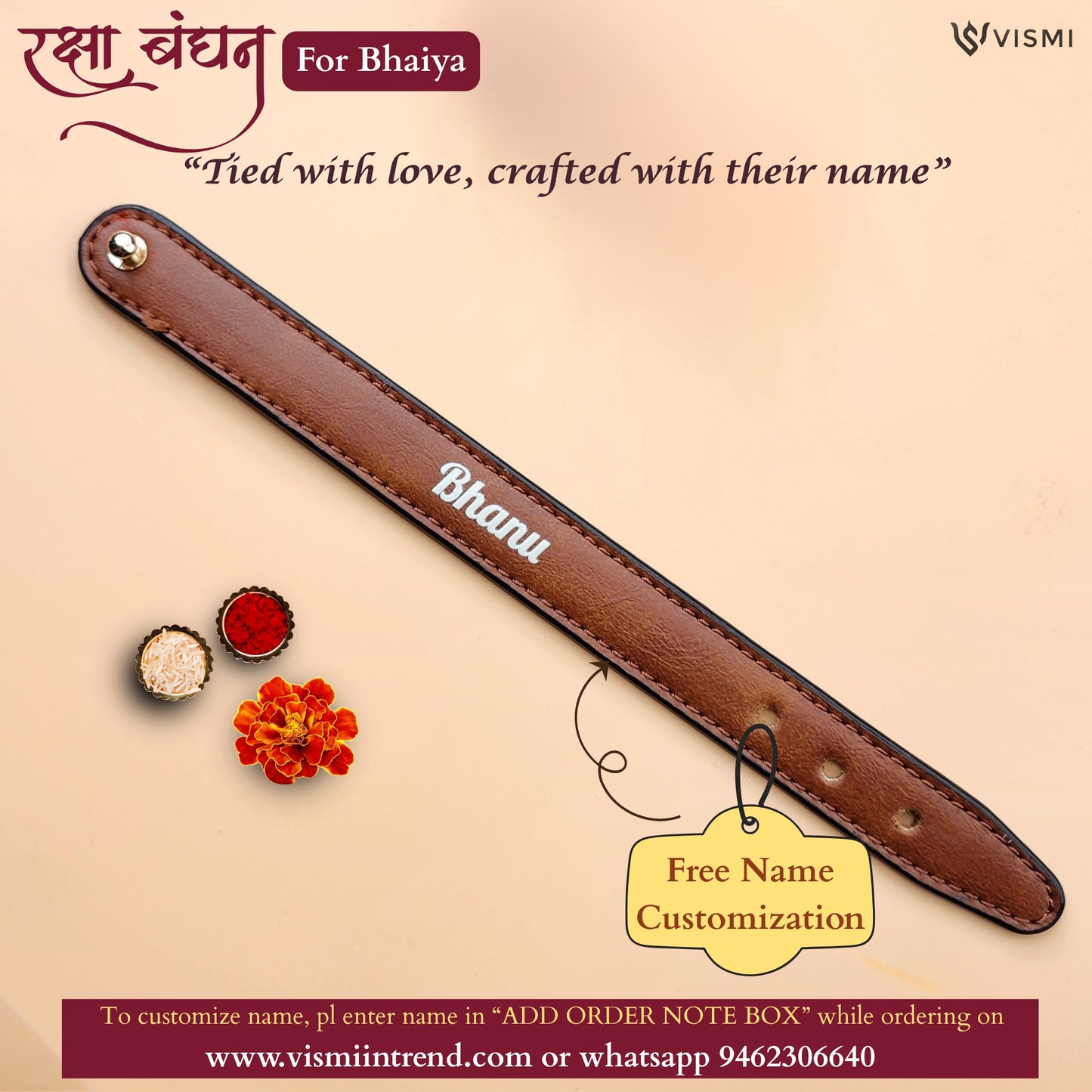 Customized Rakhi