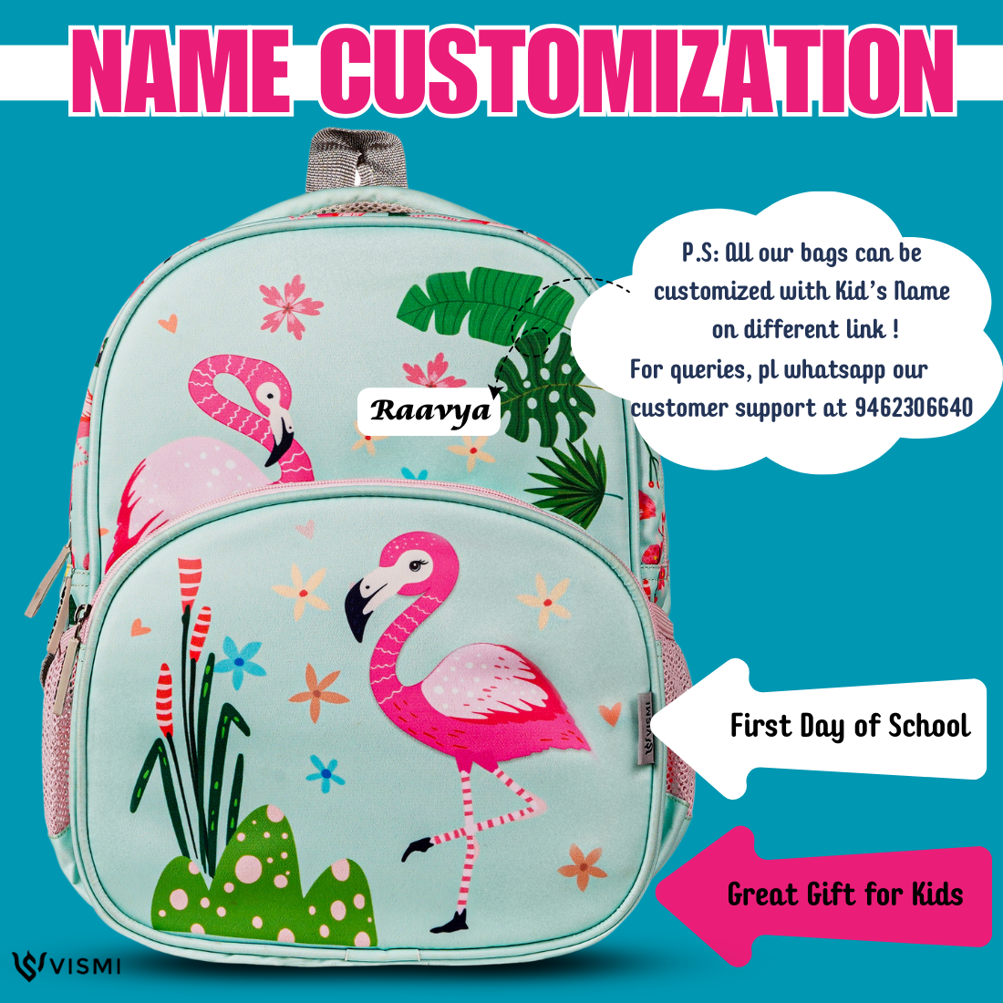 Everyday Essentials Pre School Bag - Flamingo