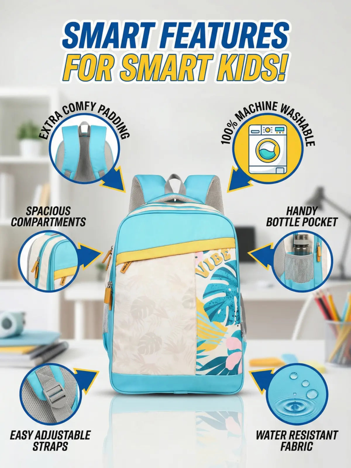 Everyday Essentials High School Bag - Vibes