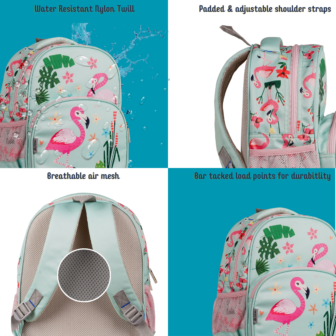 Everyday Essentials Pre School Bag - Flamingo