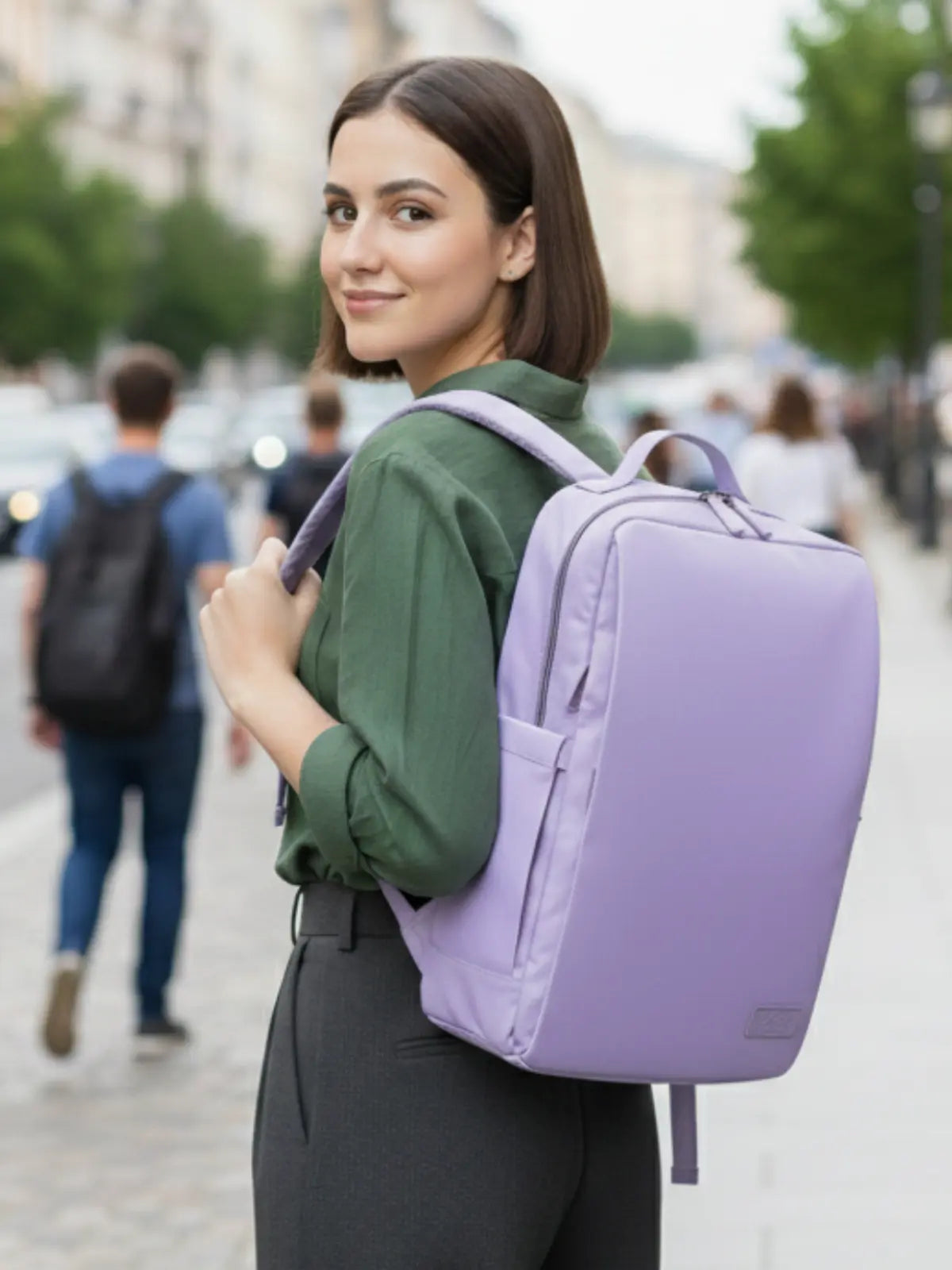Everyday Essentials Travel Laptop Backpack - Lavender