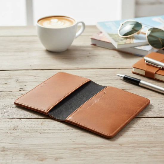 Formé  Passport Slip - Tan