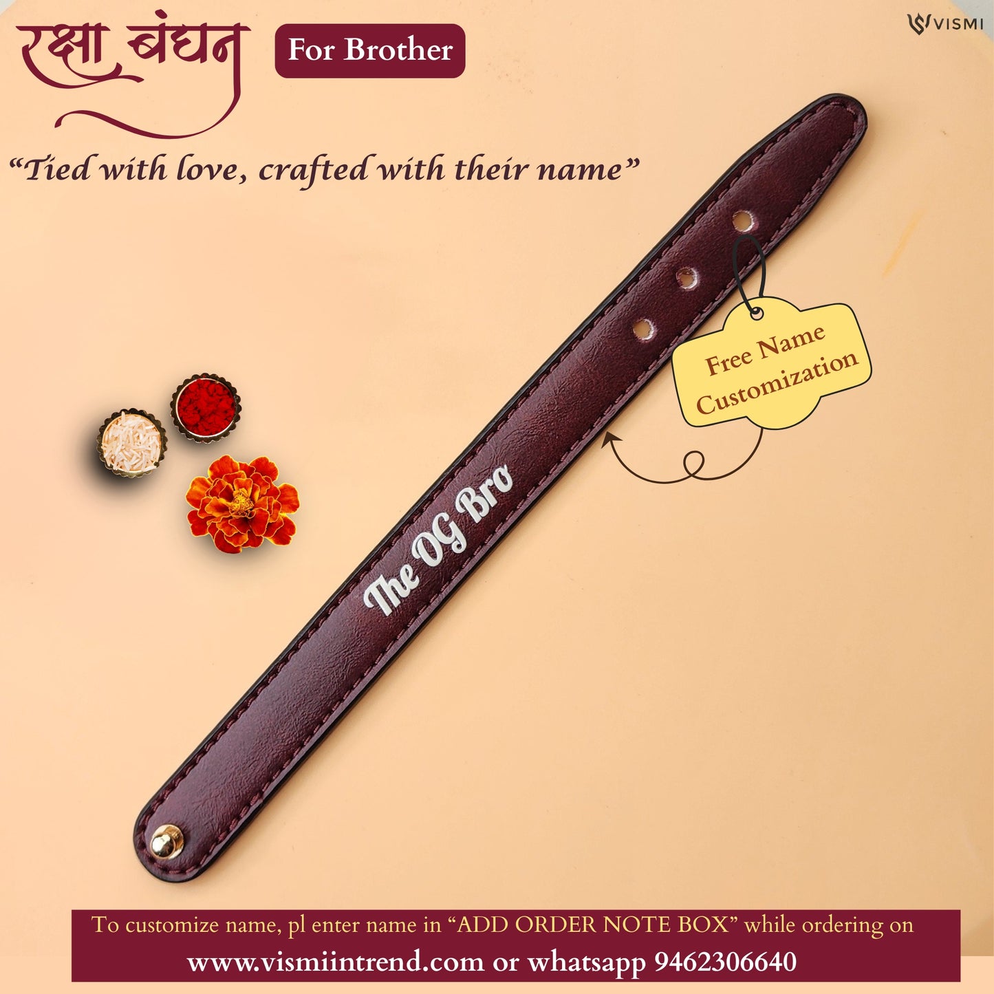 Customized Rakhi