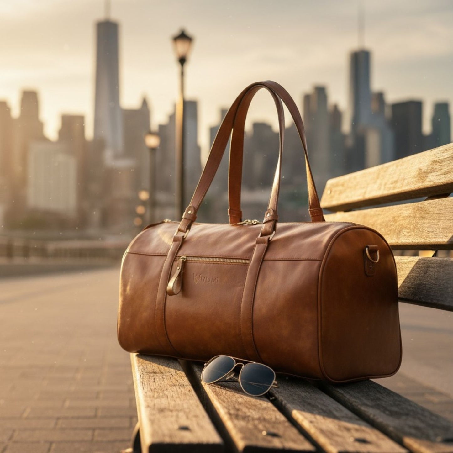 VISMIINTREND Travel Duffel Bags Premium Vegan Leather