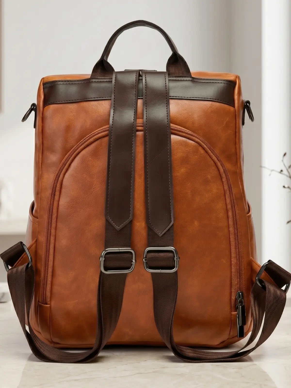 Timeless Kiara Backpack Handbag - Tan