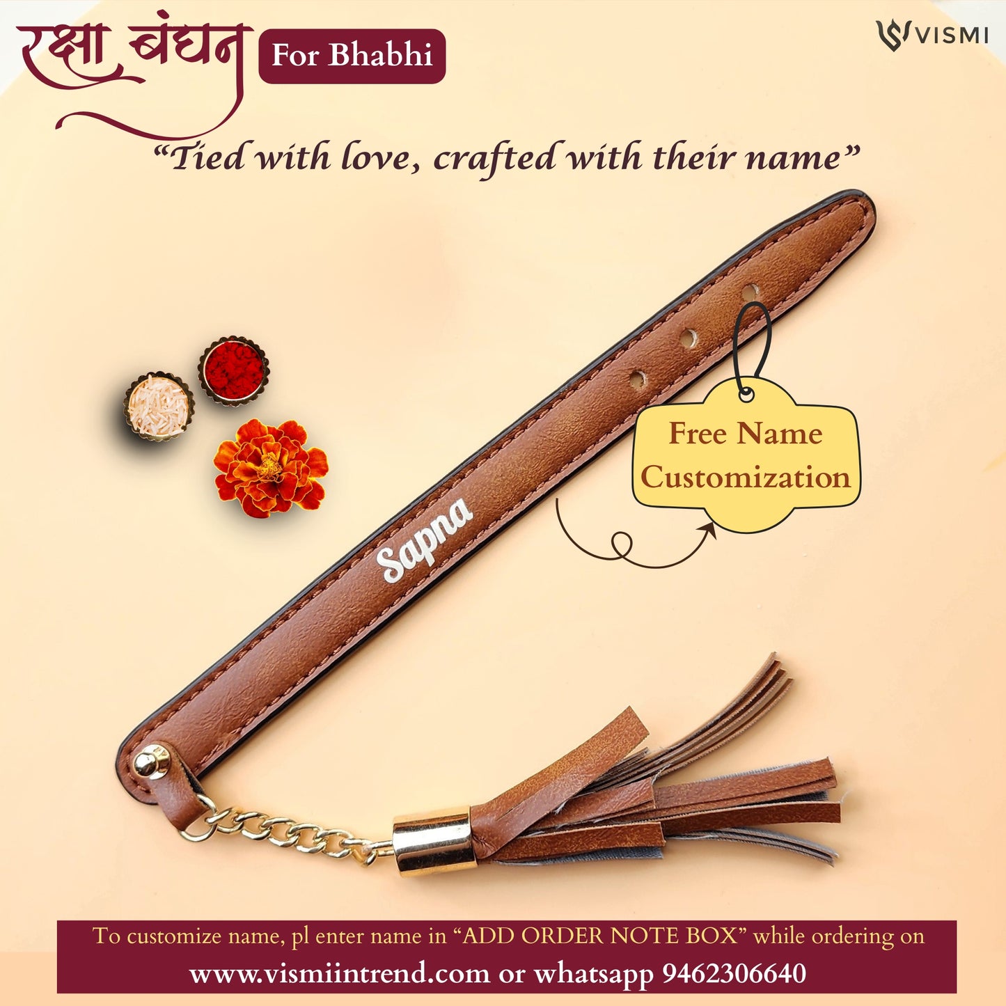 Customized Rakhi