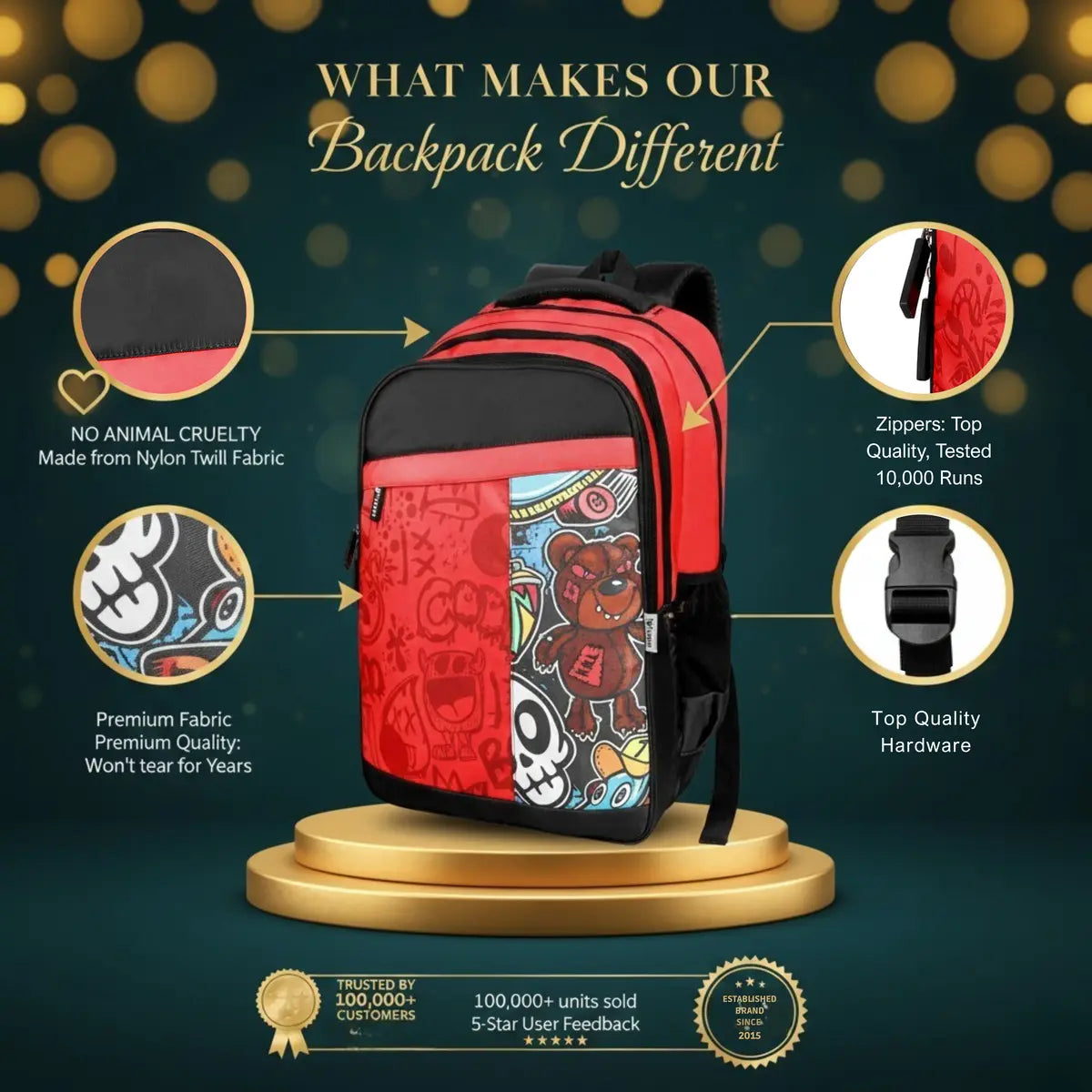 Everyday Essentials High School Bag - Spooky