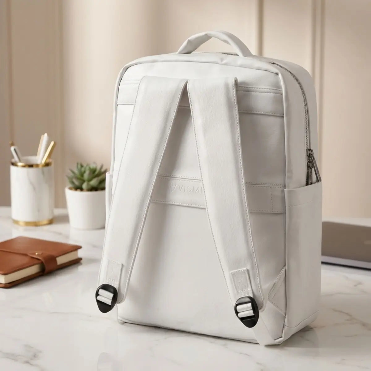 Timeless Voyager Laptop Backpack - White