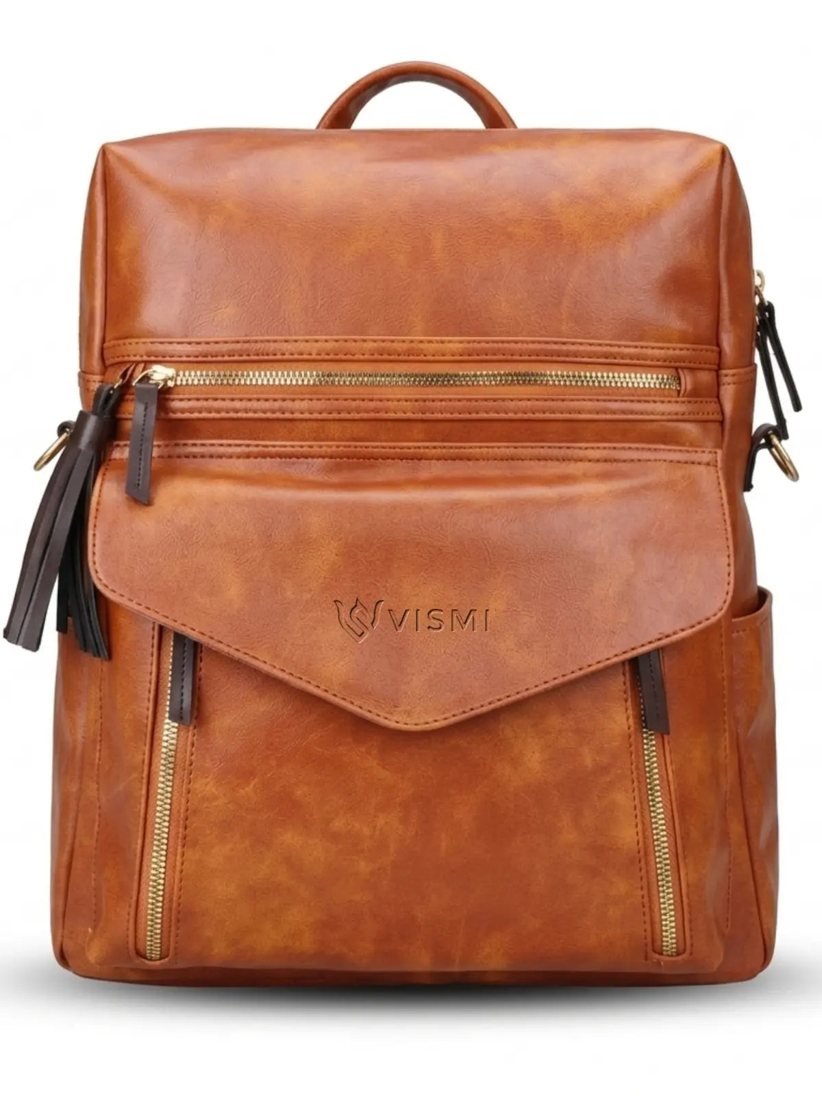 Timeless Shine Women Backpack - Tan