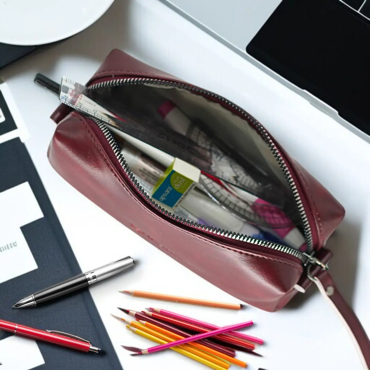 Timeless-Wine-Round-Coin-Pouch-Leather