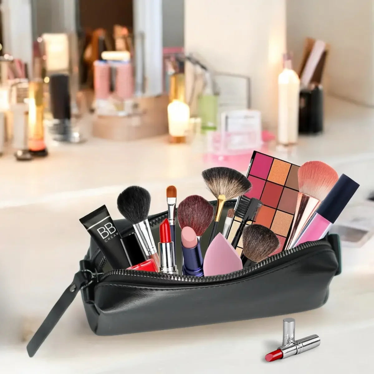 Compact-Black-Coin-Pouch-for-Women