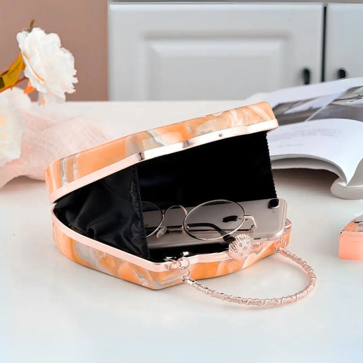Designer-Orange-Party-Bag