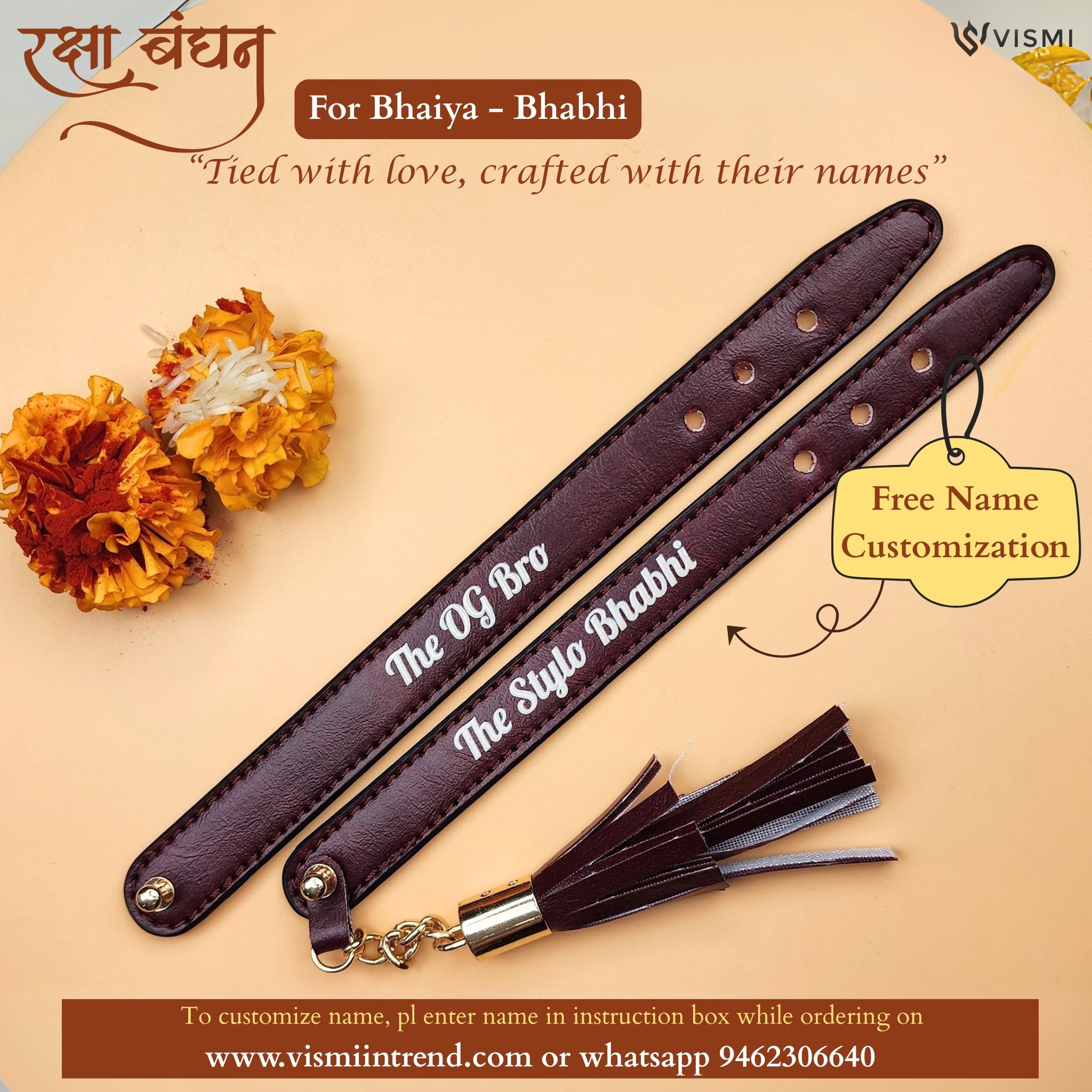 Customized Rakhi