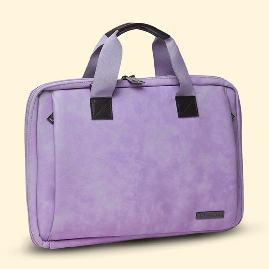 Timeless Unity Laptop Messenger Bag - Lavender