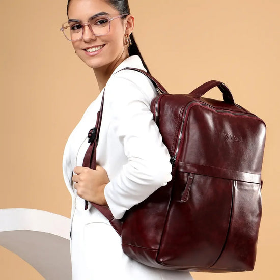 Durable-Wine-Laptop-Backpack–Timeless-Voyager-Office-College-Bag
