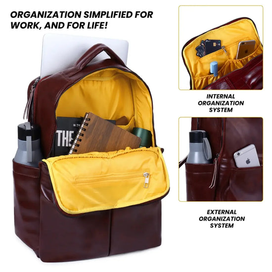 Spacious-Wine-Laptop-Backpack–Timeless-Voyager-Business-Travel-Bag