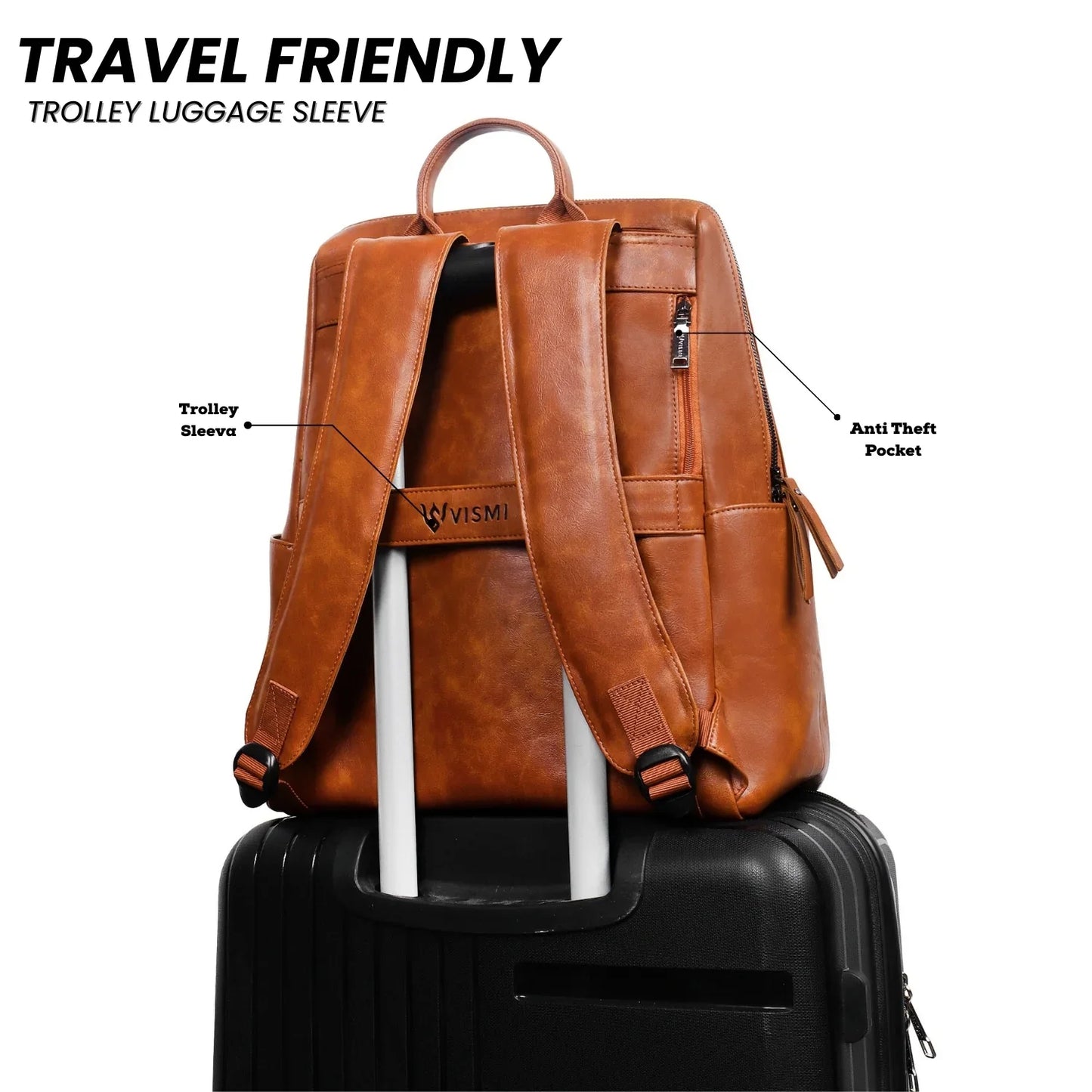 Trendy-Tan-Laptop-Backpack–Timeless-ProGear-Office-School-Bag
