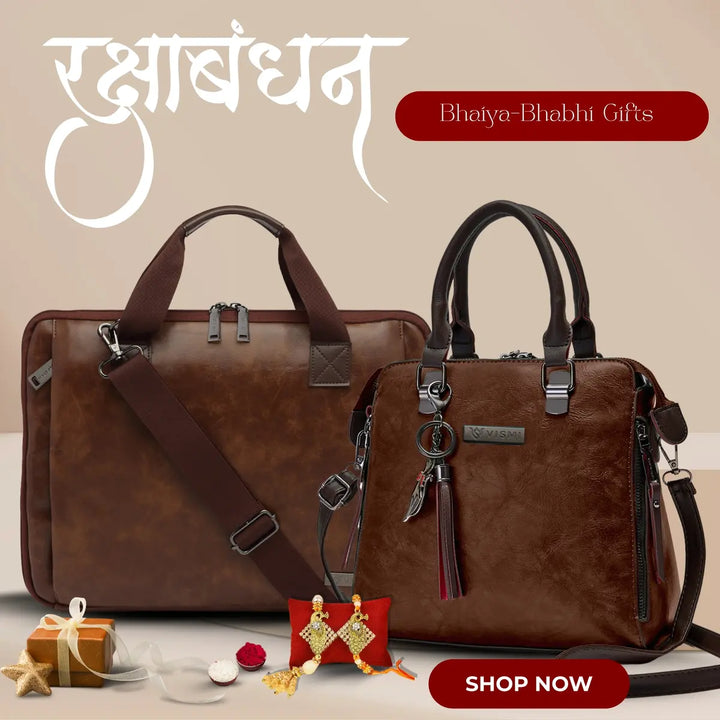 Special Rakhi Gift Combo - Laptop Bag + Satchel Handbag