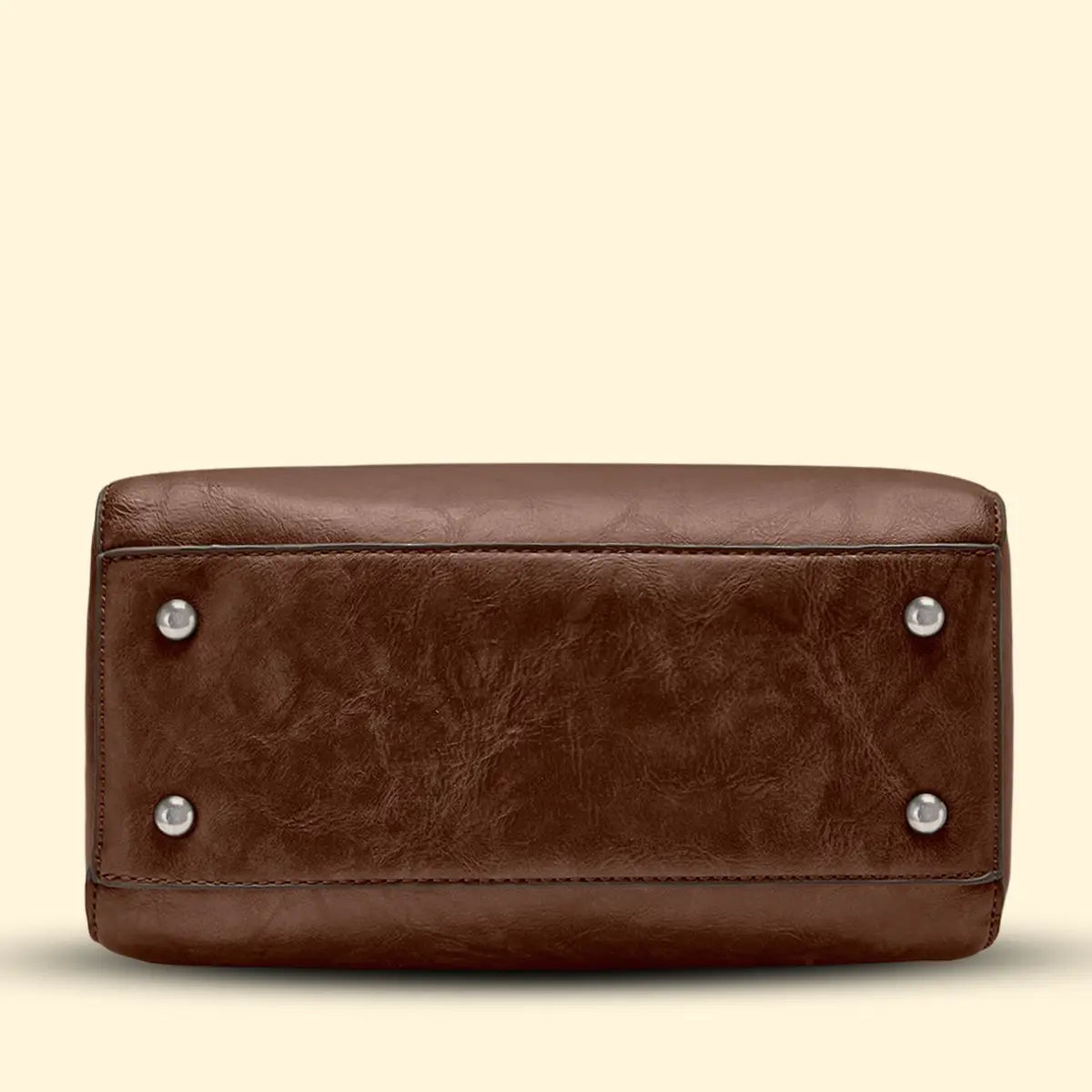 Timeless Elegance Satchel Handbag - Coffee Brown