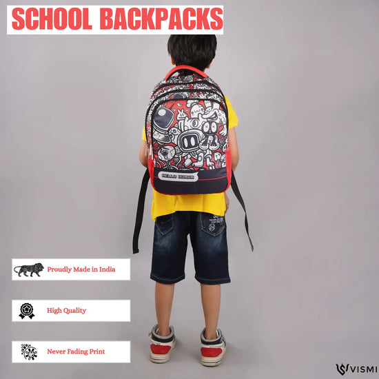 Everyday Essentials Elementary School Bag - Robot