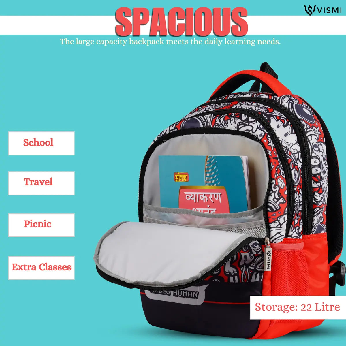 Everyday Essentials Elementary School Bag - Robot