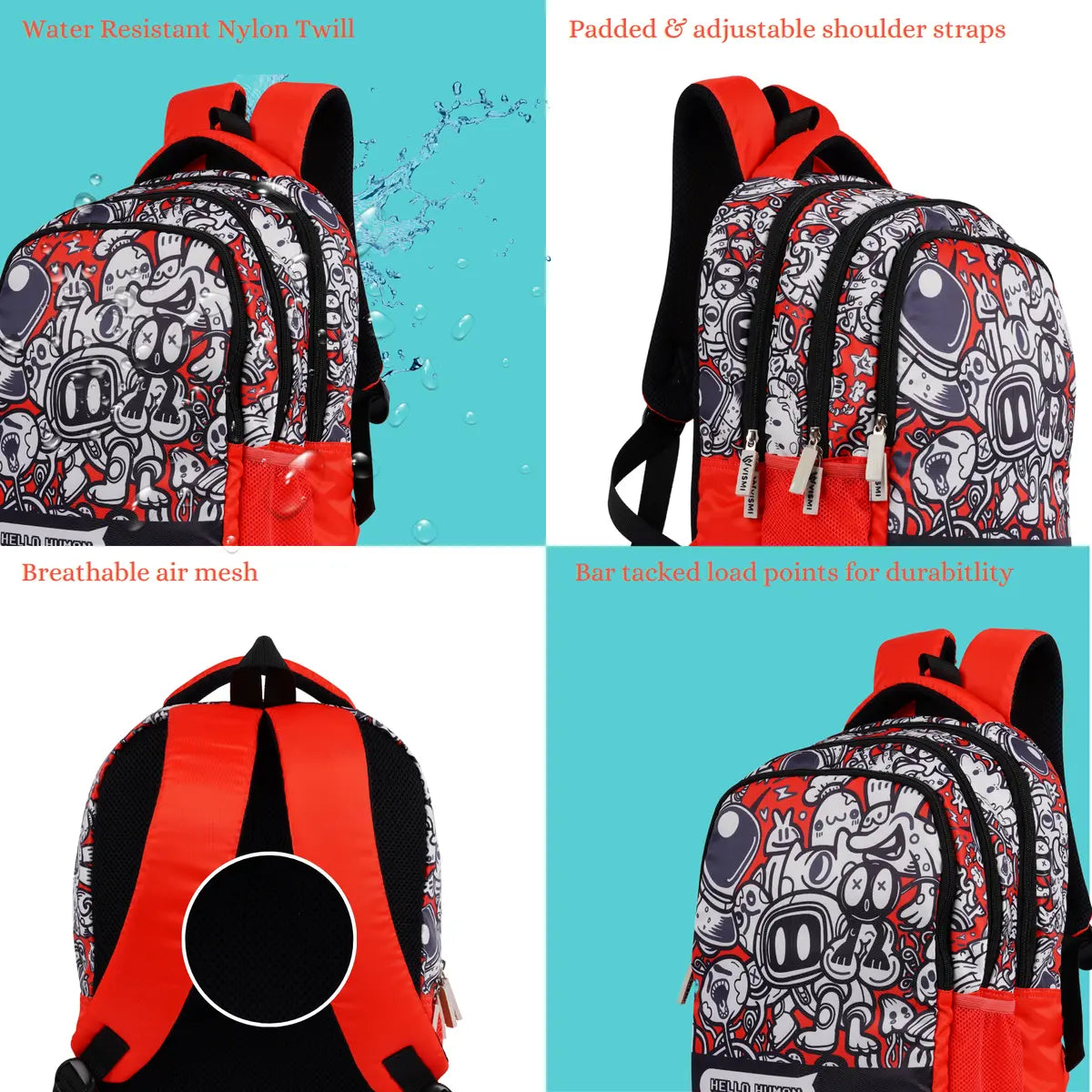Everyday Essentials Elementary School Bag - Robot