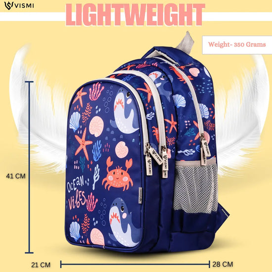 Everyday Essentials Elementary School Bag - Ocean Vibes
