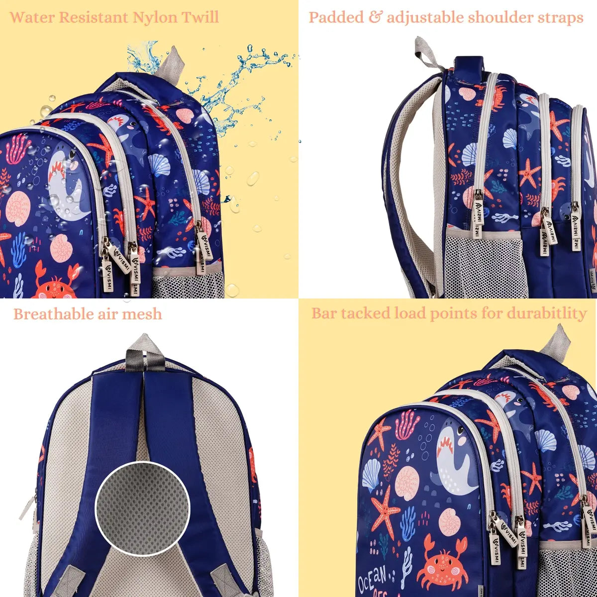 Everyday Essentials Elementary School Bag - Ocean Vibes