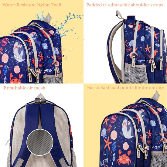 Everyday Essentials Elementary School Bag - Ocean Vibes