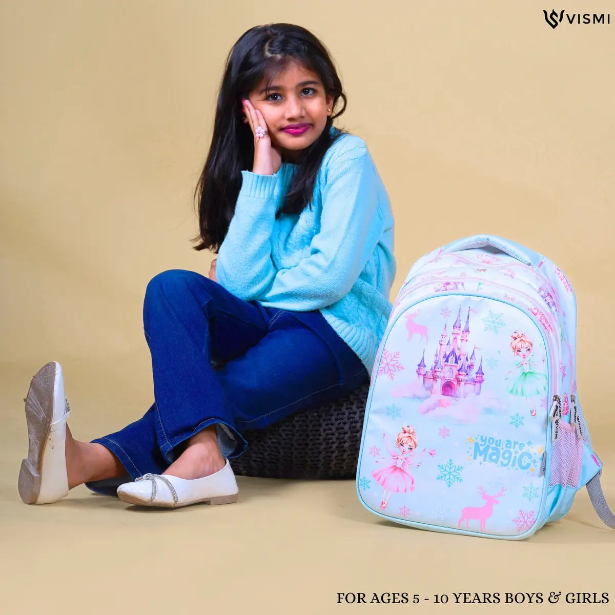 Everyday Essentials Elementary School Bag - Frozen Princess Blue
