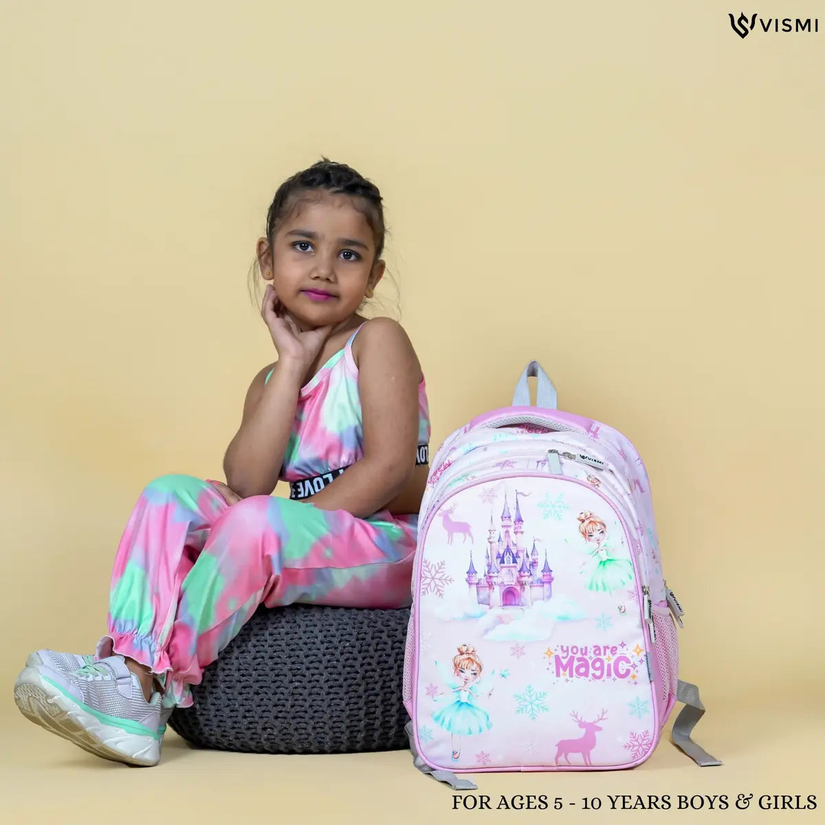 Everyday Essentials Elementary School Bag - Frozen Princess Pink