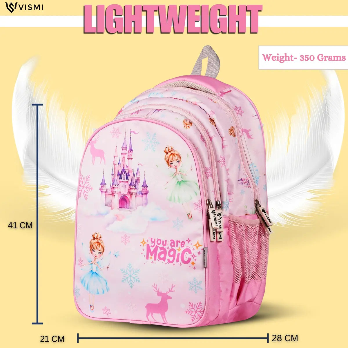 Everyday Essentials Elementary School Bag - Frozen Princess Pink