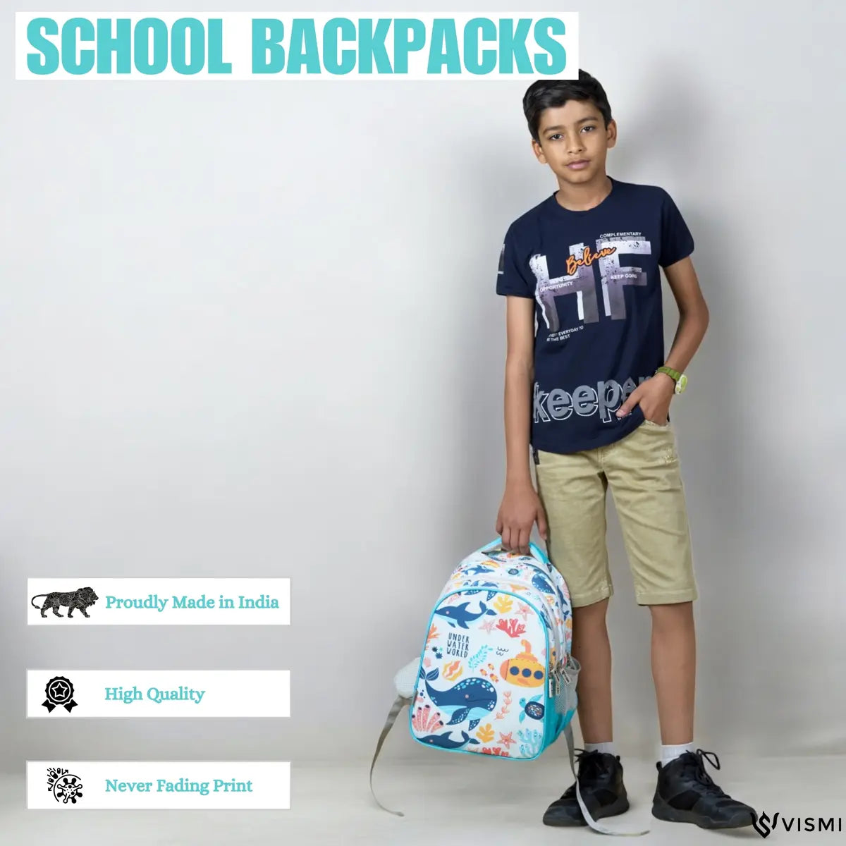 Everyday Essentials Elementary School Bag - Under Water