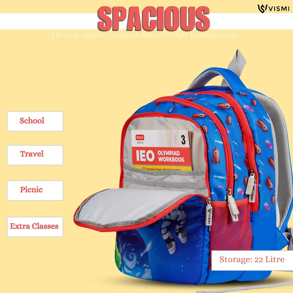Everyday Essentials Elementary School Bag - Space Astronaut