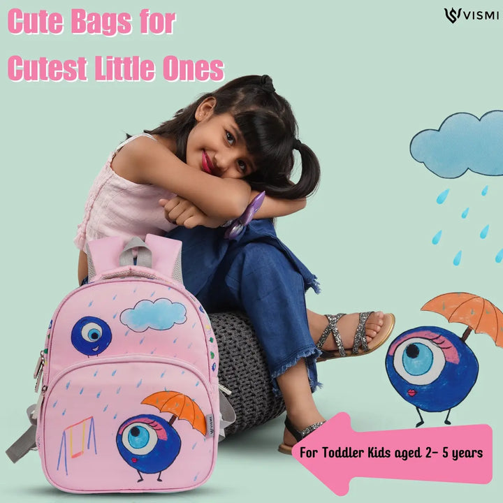 Everyday Essentials Pre School Bag - Evil Eye Pink