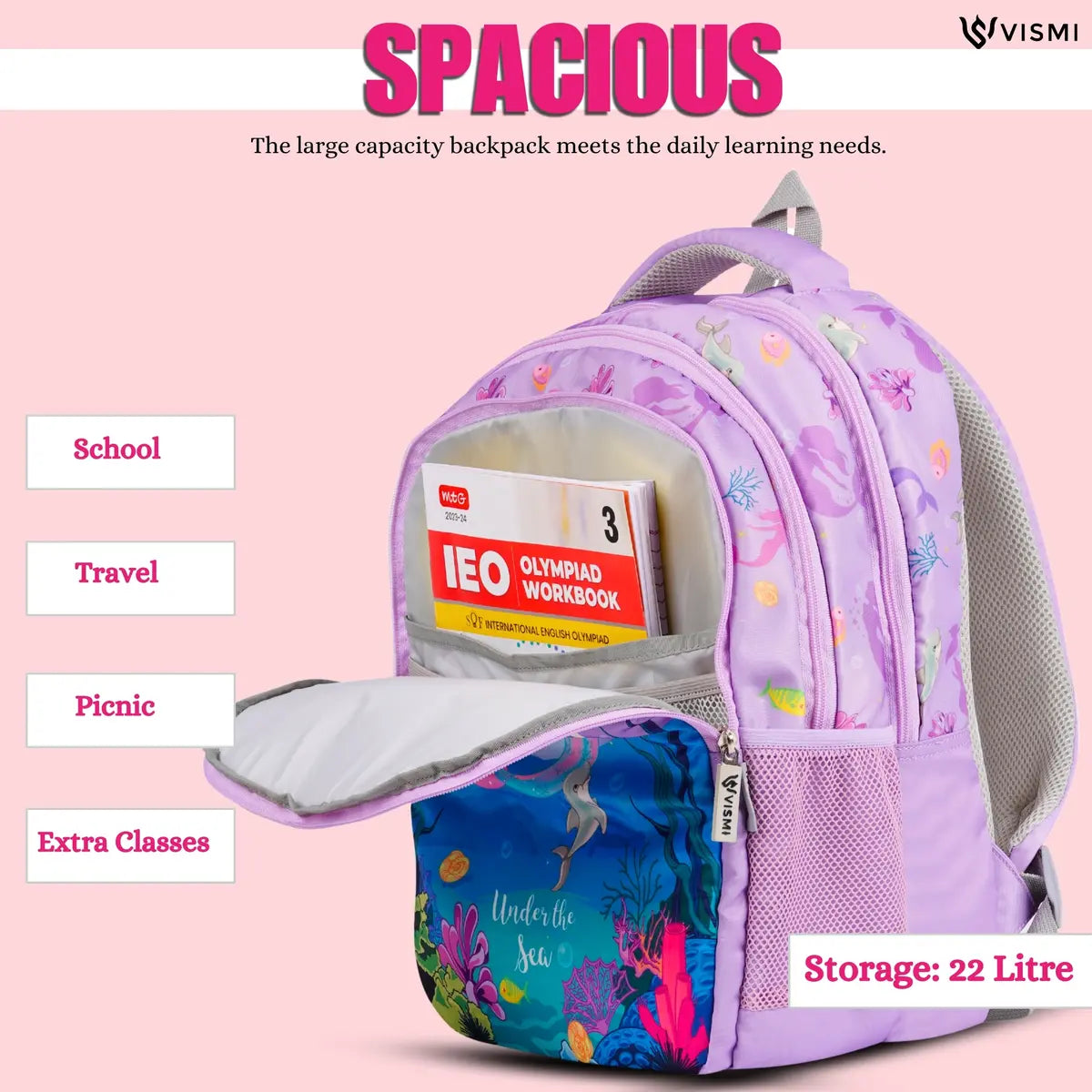 Everyday Essentials Elementary School Bag - Mermaid
