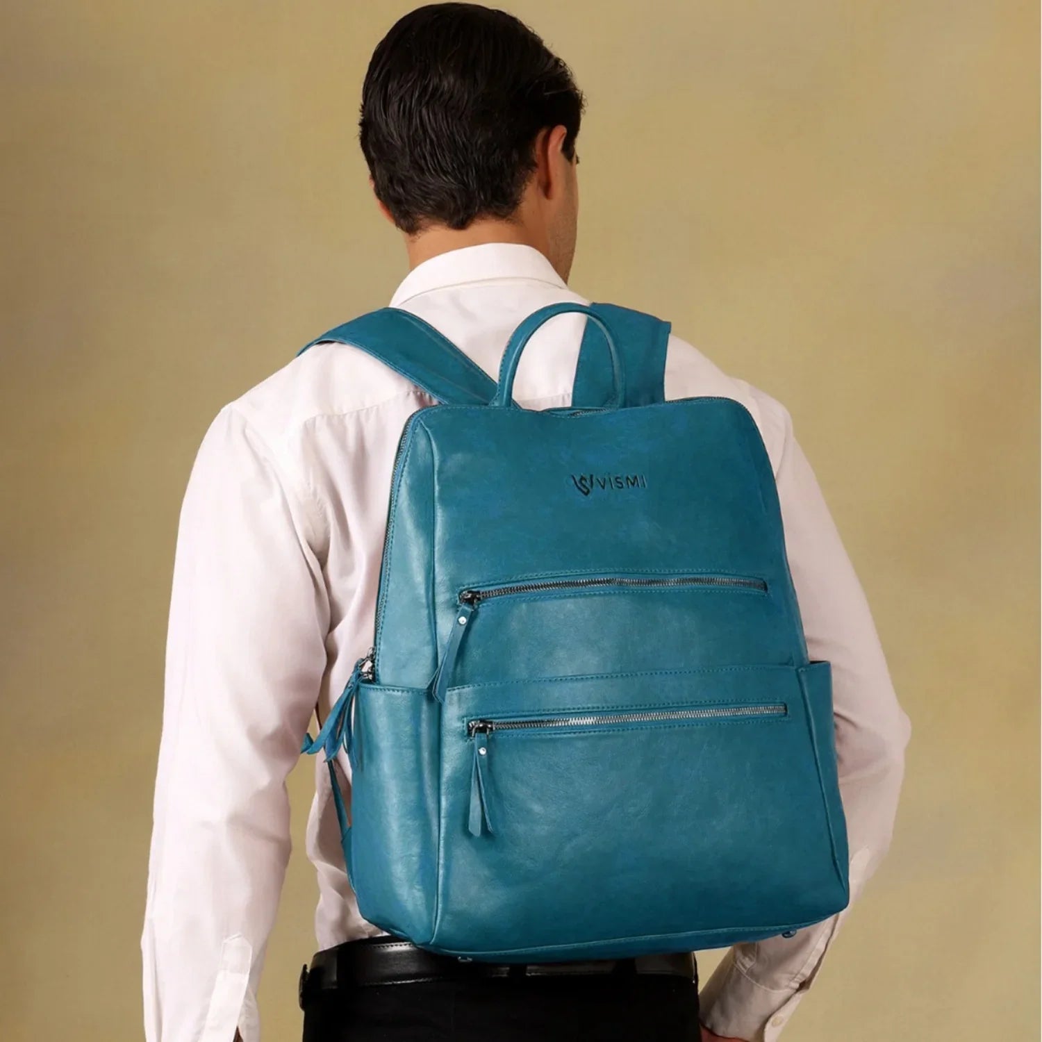 Durable-Teal-Blue-Laptop-Backpack–Timeless-ProGear-Office-College-Bag