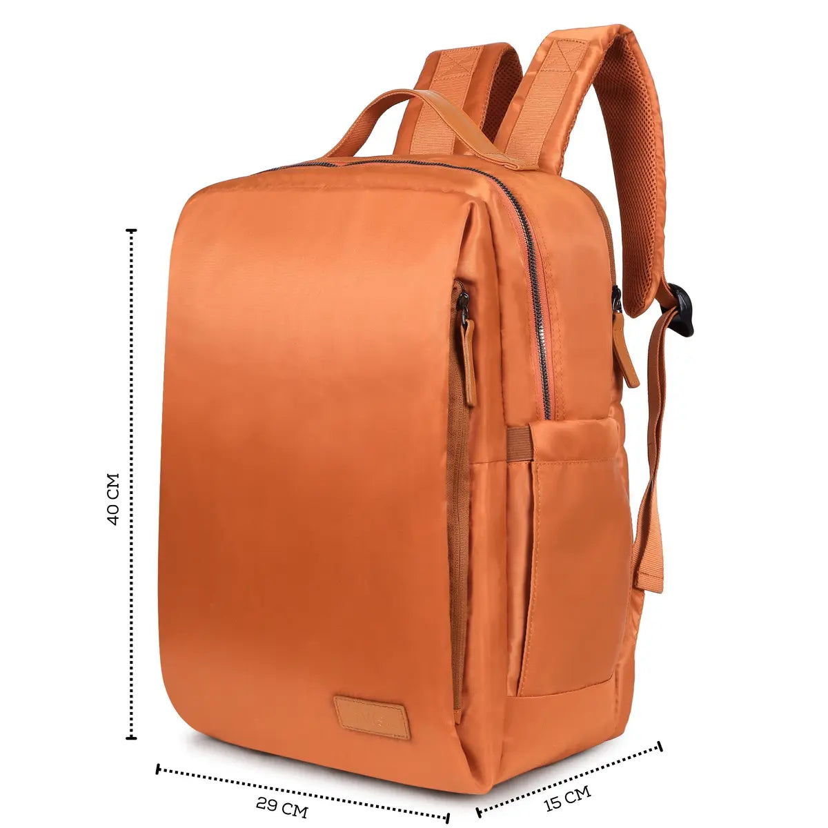 Durable-Orange-Laptop-Backpack–Everyday-Essentials-Work-Travel-Bag