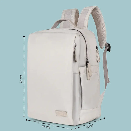 Durable-Grey-Laptop-Backpack–Everyday-Essentials-Work-Travel-Bag