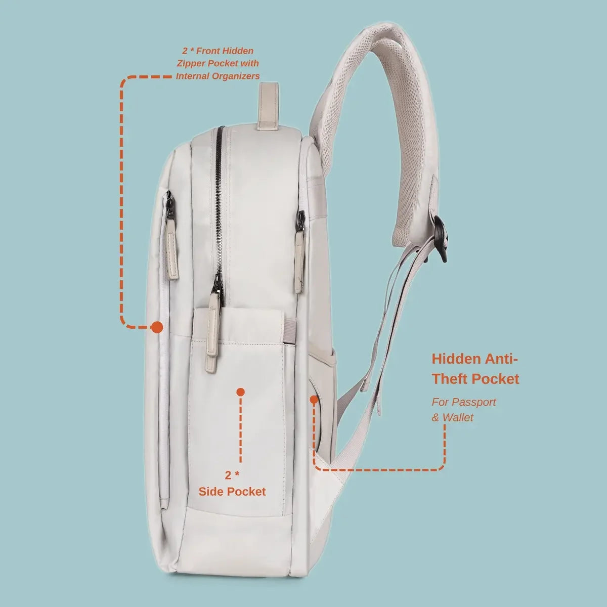Everyday-Essentials-Grey-Backpack–Laptop-Bag-for-Office-Study-Travel